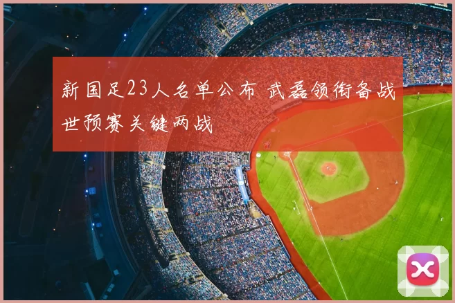 新国足23人名单公布 武磊领衔备战世预赛关键两战