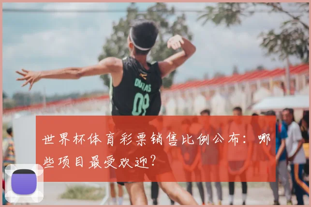 世界杯体育彩票销售比例公布：哪些项目最受欢迎？