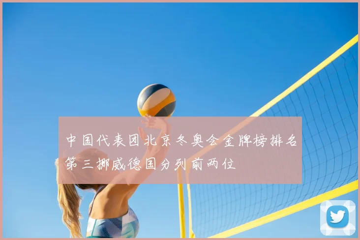 中国代表团北京冬奥会金牌榜排名第三挪威德国分列前两位